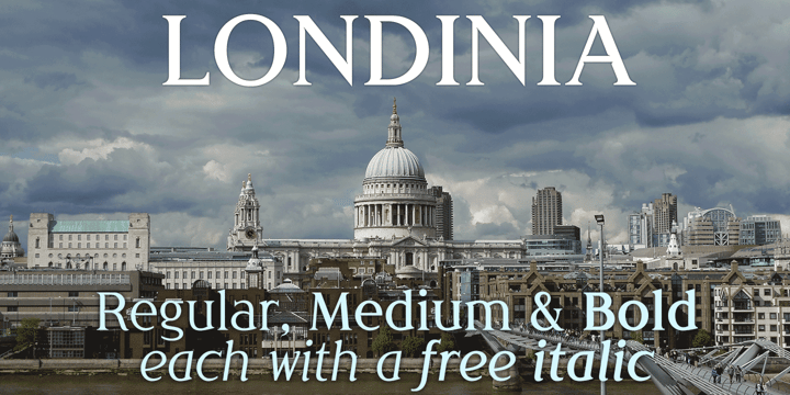 Londinia Font Poster 1