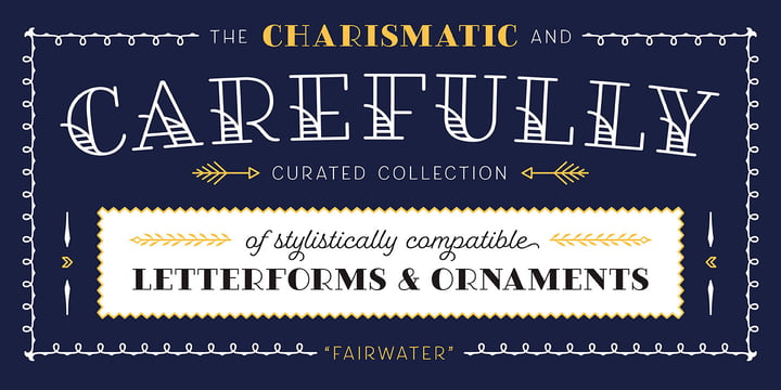 Fairwater Font Poster 14