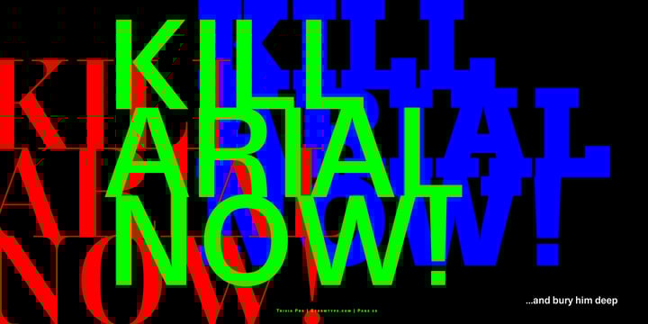 Trivia Sans Font Poster 4