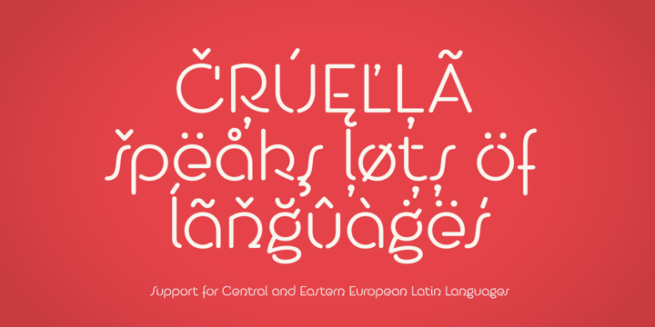 MM Cruella Font Poster 10