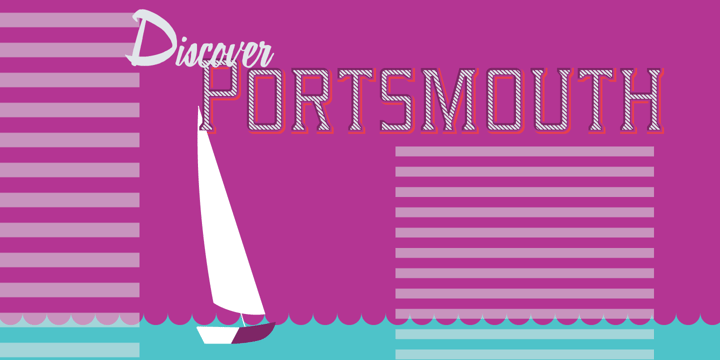 Portsmouth Font Poster 1