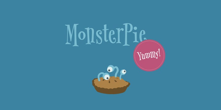 MonsterPie Font Poster 6