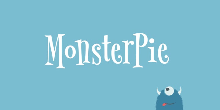 MonsterPie Font Poster 1