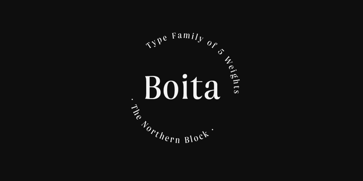 Boita Font Poster 1