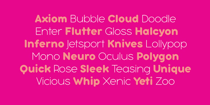 Bubbleboddy Neue Font Poster 4