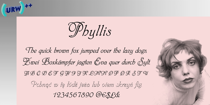 Phyllis Font Poster 1