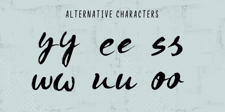 Blooms Font Poster 9