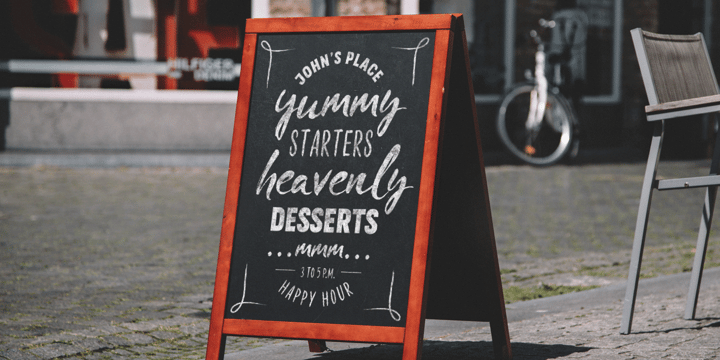 Blooms Font Poster 7