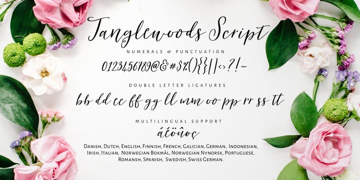 Tanglewoods Font Poster 12