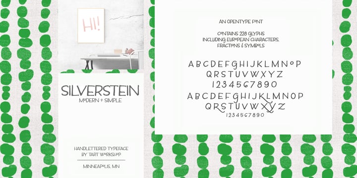 Silverstein Font Poster 9