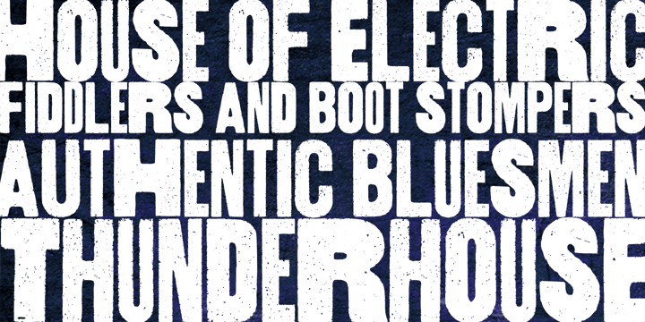 Thunderhouse Font Poster 5