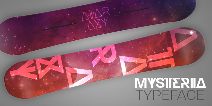 Mysteria Font Poster 2