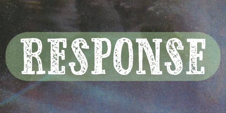 Response Font Poster 1