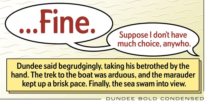 Dundee Font Poster 8