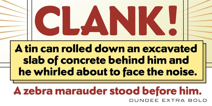 Dundee Font Poster 5