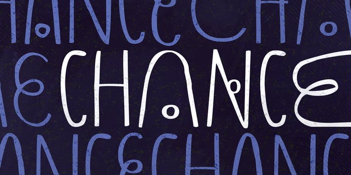 YWFT Chance Font Poster 5