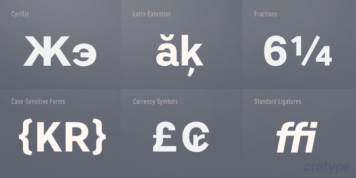 Artico Font Poster 8