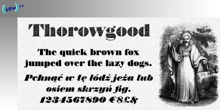 Thorowgood Font Poster 1
