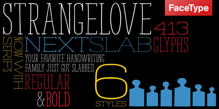Strangelove NextSlab Font Poster 1