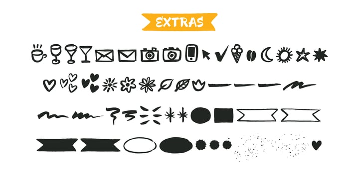Luna Brush Font Poster 8