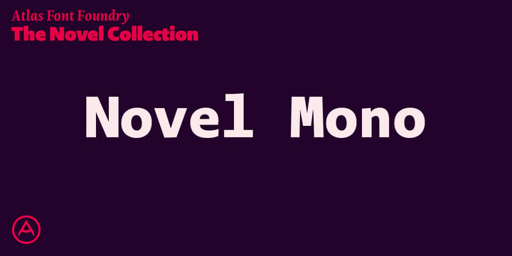 Novel Mono Pro Font Poster 1