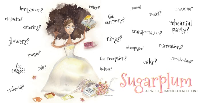 Sugarplum Font Poster 11