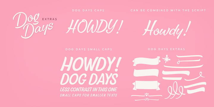 Dog Days Font Poster 10