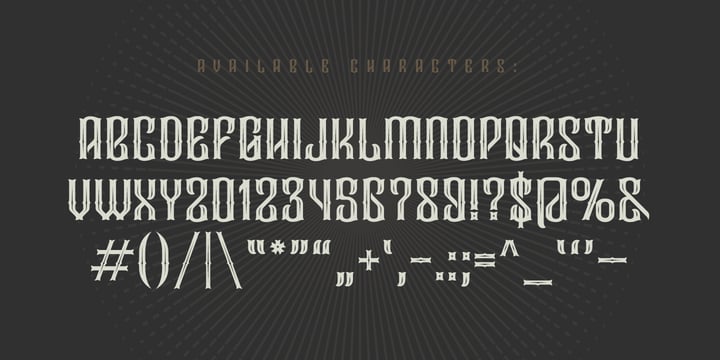 Droptune Font Poster 4