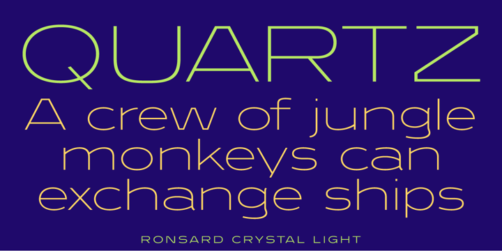 Ronsard Crystal Font Poster 4
