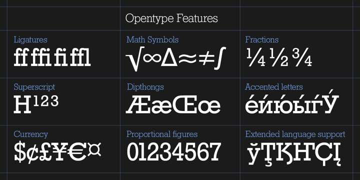 Geometric Slabserif 712 Font Poster 4