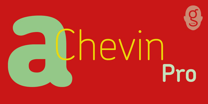 Chevin Pro Font Poster 4