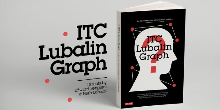 ITC Lubalin Graph Font Poster 1