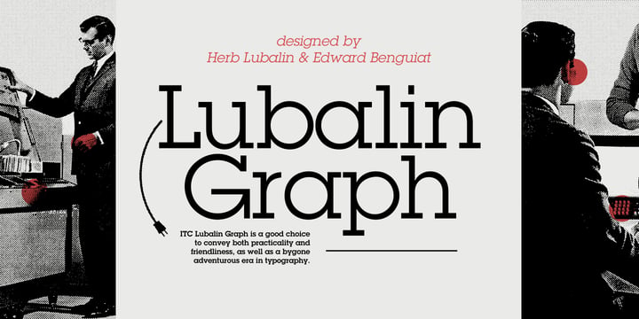 ITC Lubalin Graph Font Poster 2