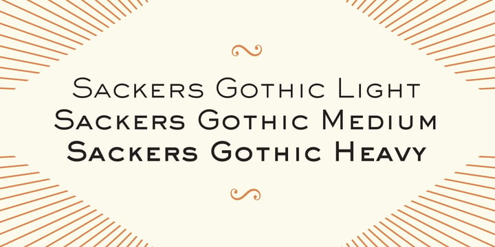 Sackers Gothic Font Poster 3