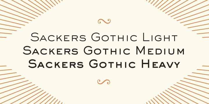 sackers gothic font free heavy