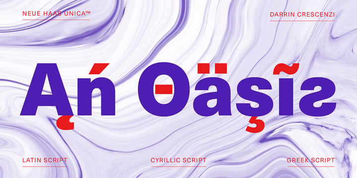 Neue Haas Unica Font Poster 4