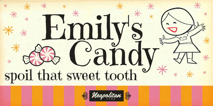 Emilys Candy Pro Font Poster 1