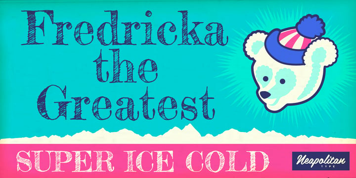Fredericka the Greatest Font Poster 1