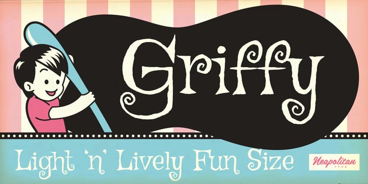 Griffy Pro Font Poster 1