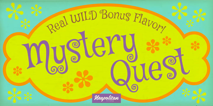 Mystery Quest Pro Font Poster 1