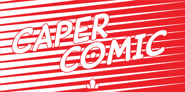 Caper Comic Font Poster 1