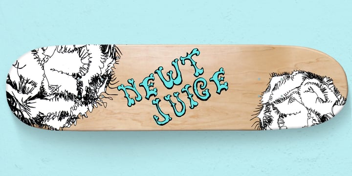 Newt Juice Font Poster 3