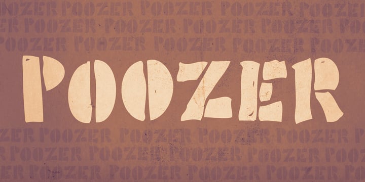 Poozer Font Poster 7
