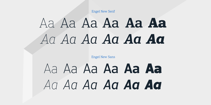 Engel New Font Poster 9