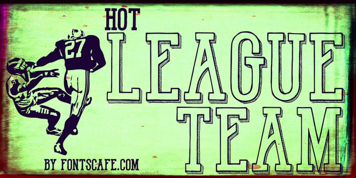 Ultimate College Team Font Poster 8