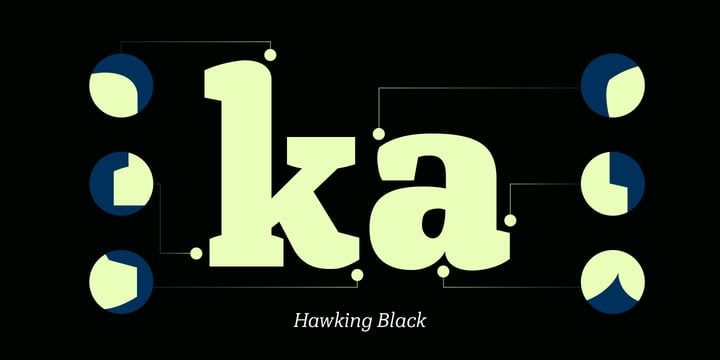 Hawking Font Poster 10