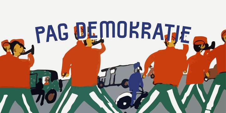 PAG Demokratie Font Poster 1