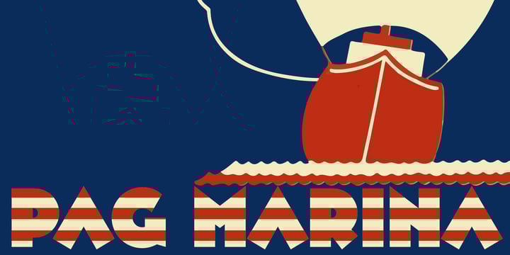 PAG Marina Font Poster 1
