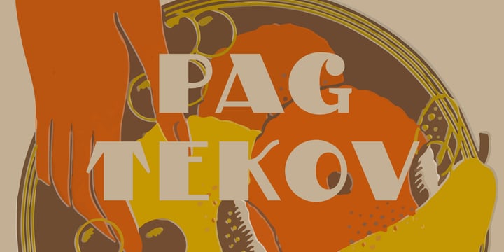 PAG Tekov Font Poster 1