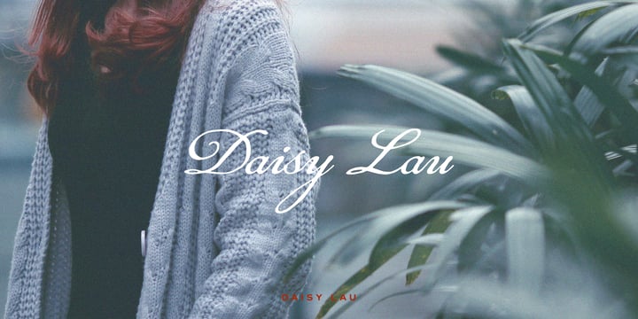Daisy  Lau Font Poster 1